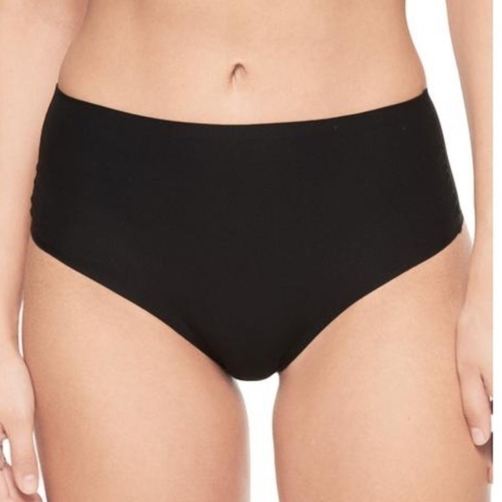 Chantelle women’s Black Soft Stretch Seamless intimate underwear panty Sz OS